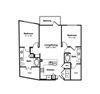 B3 web floor plan B3 web floor plan at Windsor Fitzhugh, 4926 Mission Avenue, Dallas